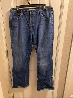 Levis 515 Jeans Bootcut 14 M Stretch Blue Denim 14M Flap Pockets Boot Cut 2010